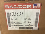 Baldor FDL3514M 1 1/2 HP AC Motor 115/230 volt 1800 Rpm 4P 56/56H Frame