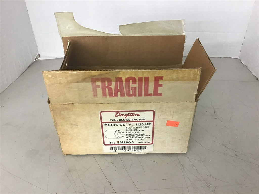 Dayton 3M290A 1/20 HP AC Motor 115 Volts single Phase