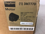 Dayton 3M777D 1/30 Hp AC Motor 115 volts Single Phase 3000 Rpm