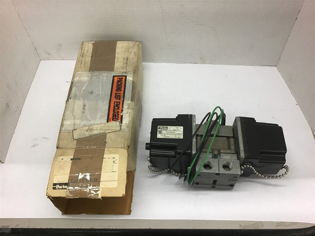 Parker CCJ11S37B01 Pneumatic Valve 120 Volts 150 PSI