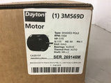 Dayton 3M569D 1/15 HP AC Motor 115 Volt 1550 Rpm Single Phase