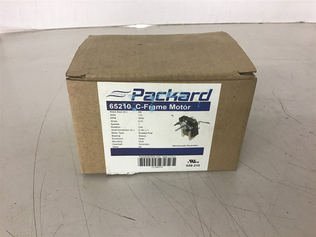 Packard 3/8" Stack 115 Volt 0.31 Amp 3000 Rpm