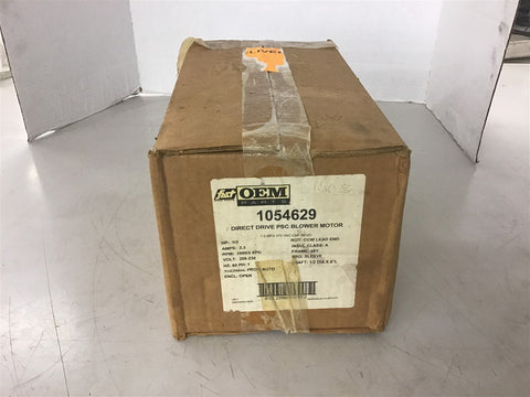 Fast 1054629 Direct Drive PSC Blower Motor 1/3 HP 1000 Rpm 3 Speed 208-230 Volt