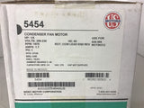 US Motor 5454 1/5 HP 208-230 Volt Condenser Fan Motor Singe Phase 1075 Rpm