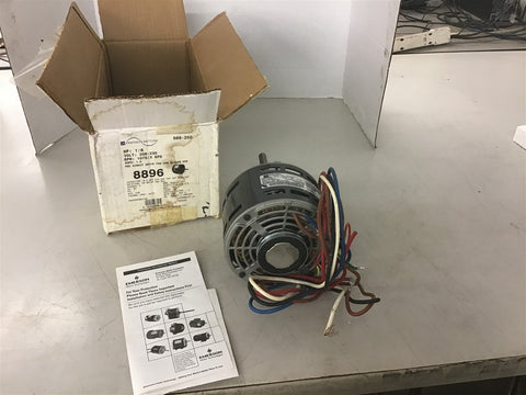 Emerson 8896 1/6 HP AC Motor 208-230 Volts 1075 Rpm 3 Speed