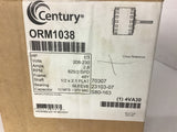 Century ORM1038 1/3 HP AC Motor 208-230 volt 2.8 Amps 825 Rpm 2 speed