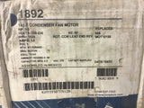 Emerson 1892 1/2 HP Condenser Fan motor 208-230 V 1625 Rpm Single Phase