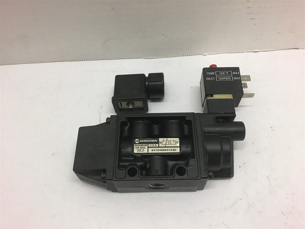 Norgren K41DA00KS1K35 Valve 150 PSI