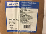 Fasco D1710 1 HP AC Motor 460 volt 1075 Rpm 3.0 Amps