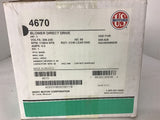 US Motors 4670 1 HP AC Motor 208-230 volt 1100 Rpm 4 speed