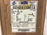 Source 1 02424110013 1/2 HP AC Motor 208-230 Volt 1075 Rpm 48Y Frame