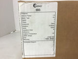 Century 593 1/6 HP AC Motor 208-230 Volt 1550 Rpm 42Y Frmae