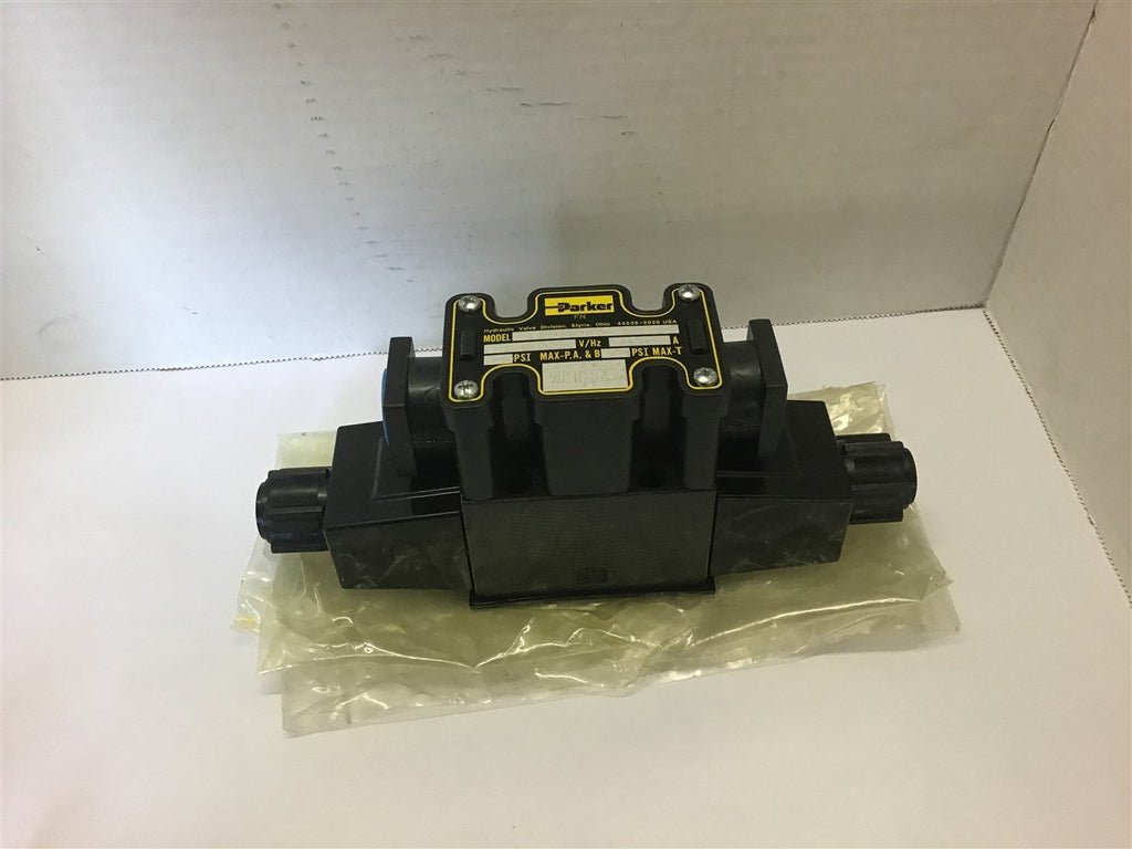 Parker D1VW8CNYCH 75 Hydraulic Valve 5000 PSI 120 Volt