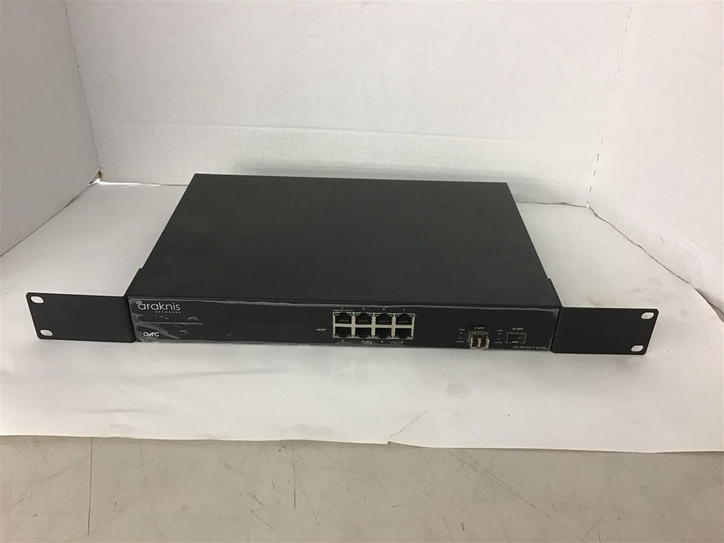 Araknis Networks AN-210-SW-F-8-POE 100-240 V Input 2.5 A 8 port Network Switch