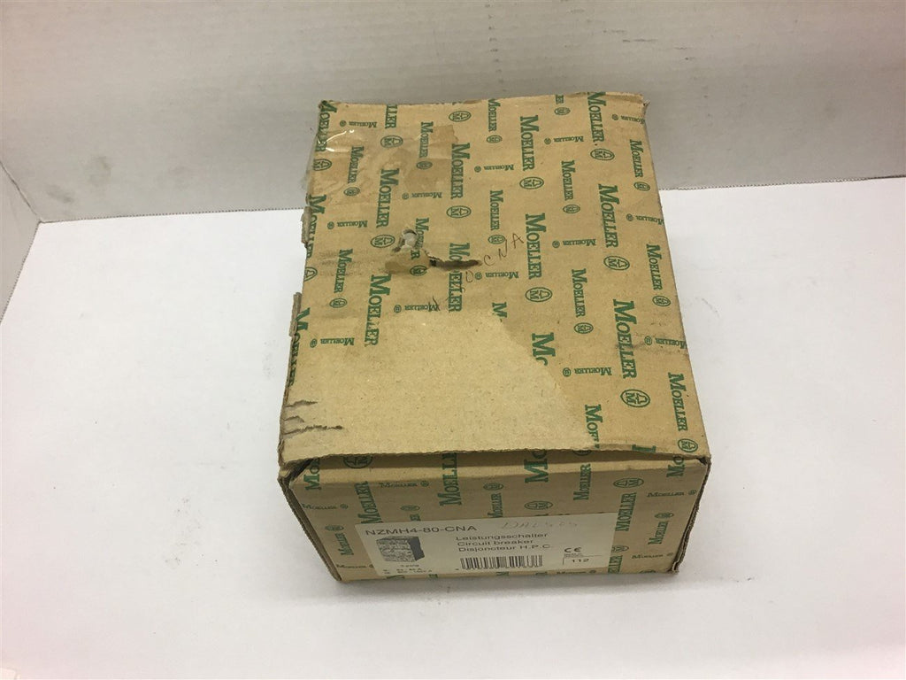 Moeller NZMH 4-80-CNA Circuit Breaker 75 HP 80 Amp 600 Vac