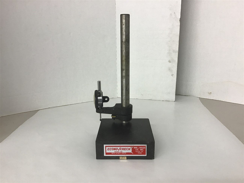 WM Riggs Econo Check 301 Series Precision Granite Indicator Stand