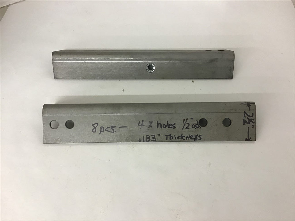Steel Angle Iron 13 1/2" long Lot of 2