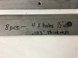 Steel Angle Iron 13 1/2" long Lot of 2