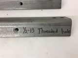 Steel Angle Iron 13 1/2" long Lot of 2