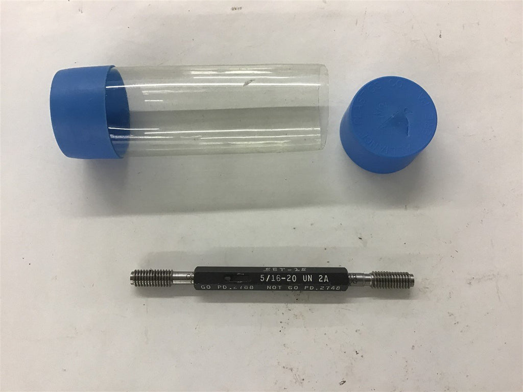 5/16-20 UN 2A GO PD .2788 NOT GO PD .2748 Set Threaded Plug Gage