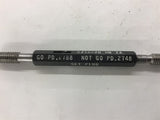 5/16-20 UN 2A GO PD .2788 NOT GO PD .2748 Set Threaded Plug Gage
