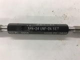 R&K Tool 3/8-24 UNF-2A Set Threaded Plug Gage GOPD 3468 NOGO PD 3430