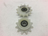 Assorted Lot of 3 Nylon Idler Sprockets
