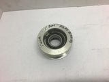 1" Wide Flat Belt Pulley w/ R16RS Bearing 1" Bore