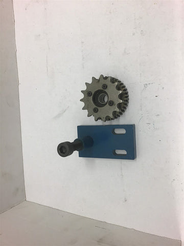 Boston Gear NB40A w/ Martin 40A15 Sprocket with Mounting Bracket