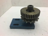 Boston Gear NB40A w/ Martin 40A15 Sprocket with Mounting Bracket