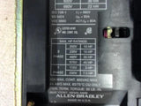 ALLEN BRADLEY CONTACTOR / STARTER, 100-A45NZ*3 SERIES A, 600 V MAX, 12 VDC COIL
