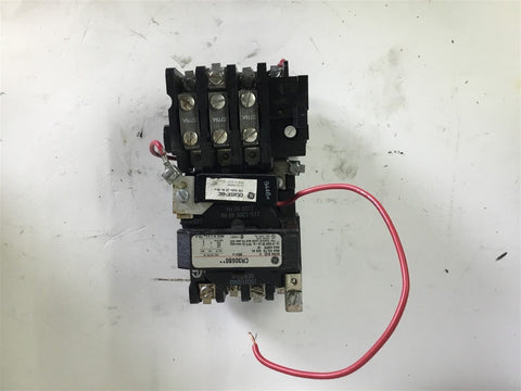 GE CR306B0 Nema Size 0 Starter 600 Volts 18 Amps 460 Volt @ 5 HP 115-120 V Coil