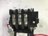 GE CR306B0 Nema Size 0 Starter 600 Volts 18 Amps 460 Volt @ 5 HP 115-120 V Coil