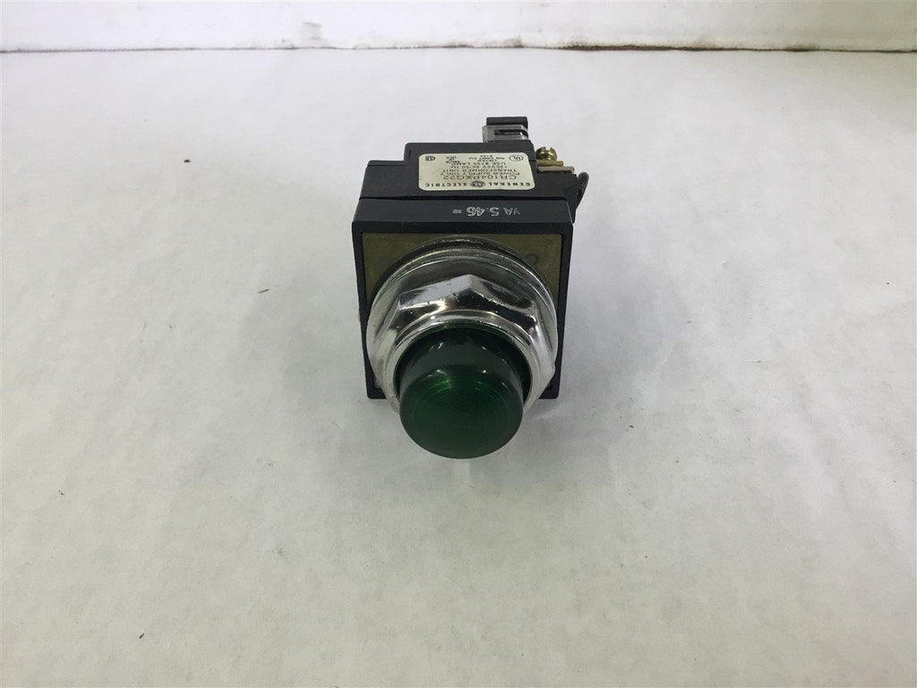 General Electric CR104PXG22 120 V Green Pilot Light