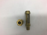 Lube Devices 1/2" Oil Level Gauge --Lot of 2