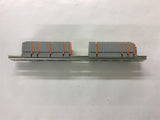 Wago 2580 60947-7-1 Terminal Block Lot of 35 Mounted on Din Rail