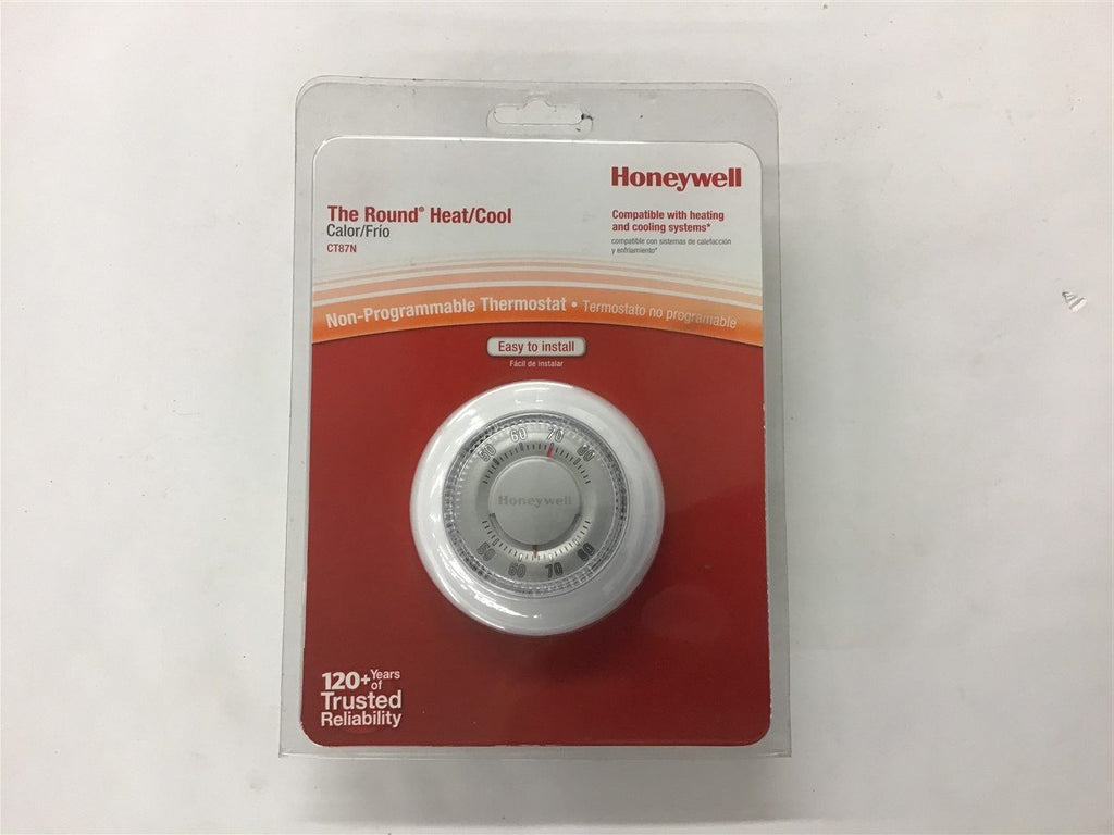 Honeywell CT87N The Round Heat/Cool Thermostat