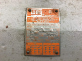 Weg RHSA-7.5-36-80L 7.5 HP AC Motor 208-230/460 Volts 3500 Rpm 2P 80L Frame