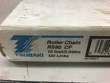 Tsubaki RS80 Roller Chain 10 FT Long