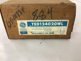 GE TED124020WL 20 Amp Circuit Breaker 2 Pole 480 VAc