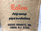 Eslon Strip Wrap Pipe Insulation 12 Foot Roll Lot of 36