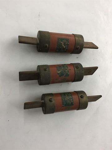 Jefferson Electric 537 250 Amp 250 Volt Fuse Lot of 3