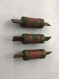 Jefferson Electric 537 250 Amp 250 Volt Fuse Lot of 3