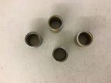 Brass Bushing 1 3/4" Long x 1 7/8" OD x 1 1/2" ID Lot of 4