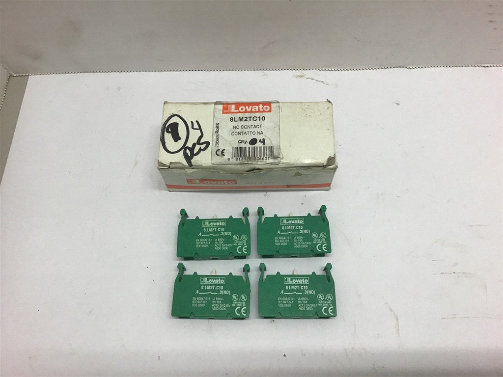 Lovaro 8LM2TC10 Auxiliary Contactor --Lot of 4
