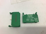 Lovato 8LM2T.C10 Contact Block --Lot of 2