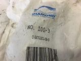 Diamond 100-3 Roller Chain --Lot of 3