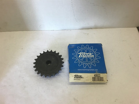 Martin 40B22 Sprocket 40 Chain 22 Teeth