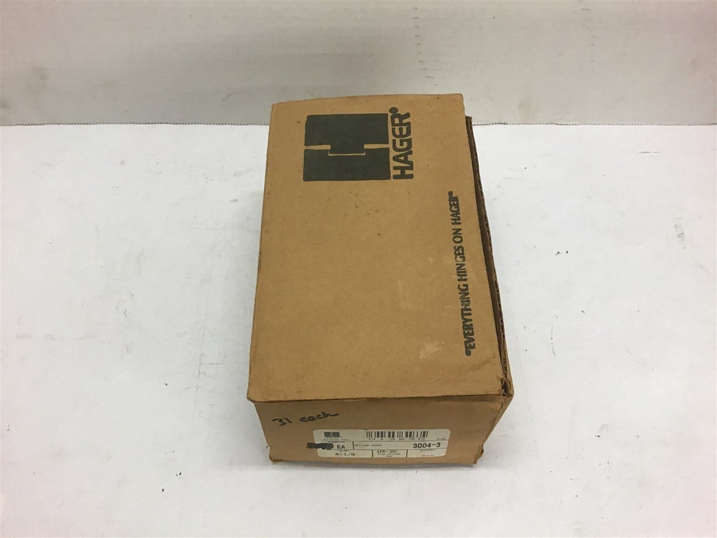 Hager 3004-3 Ceiling Hooks 4 1/8 --Lot of 31