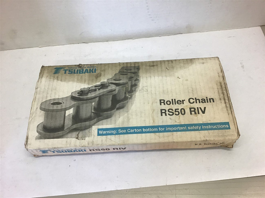 Tsubaki RS50 Riv Roller Chain 10 Feet Long